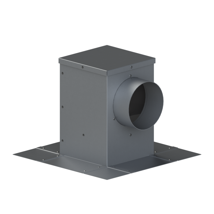 Aansluitbox CoxDry® HR-WTW | Ø180mm | 0°