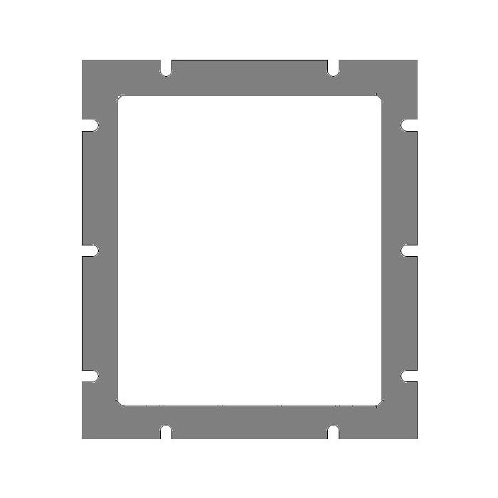 Aansluitraam Zehnder | 370x315mm | Bypass | WHR 930
