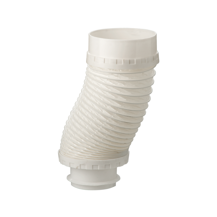 Aansluitstuk Ubbink | Ø131-100x650mm | Flex | DDV Vent | Wit