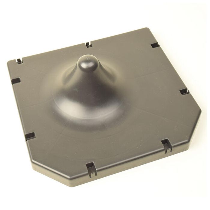 Achterplaat Itho CVE-S ECO | Zwart