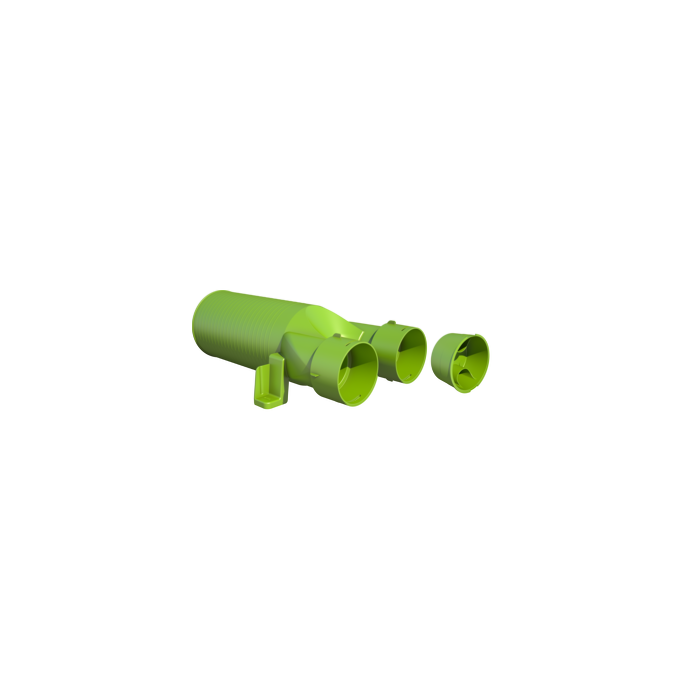 Adapter Ubbink Air Excellent AE34c | Ø125mm | 180° | Ventiel