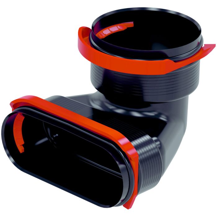 Adapter Zehnder ComfoFit | 90° | FL51-CT90 | RLC