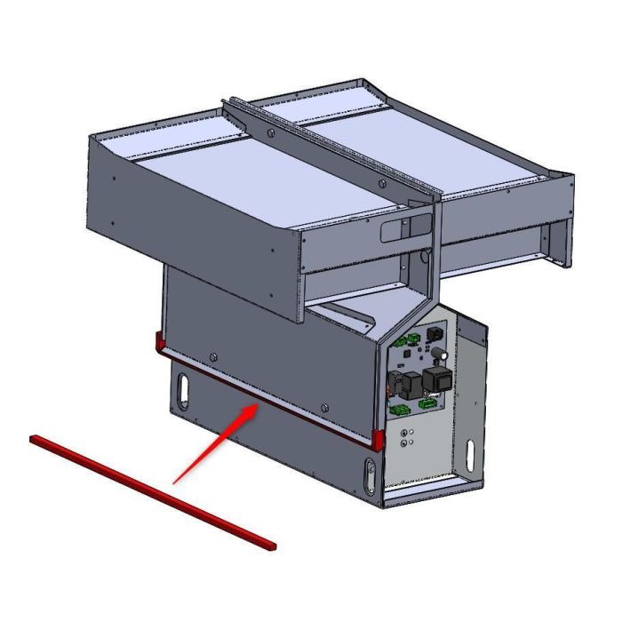 Afdichtrubber Zehnder ComfoCool Q slede