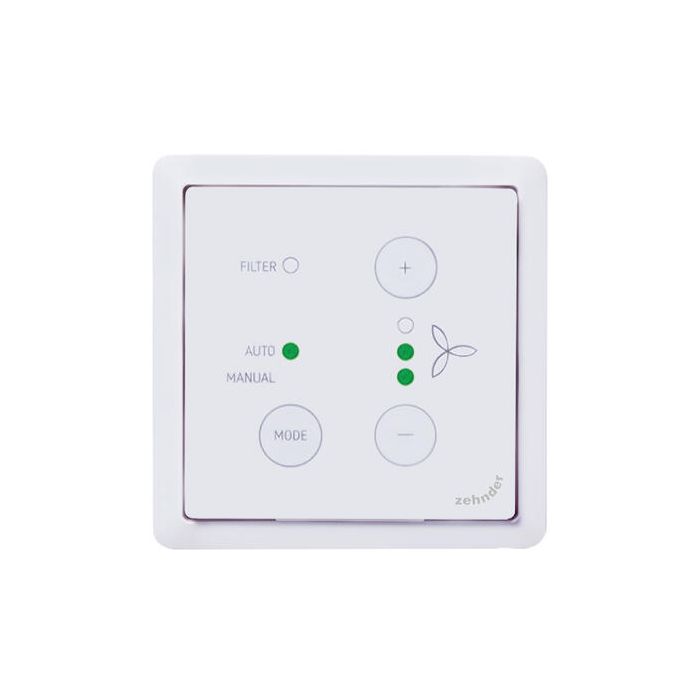 Bediening Zehnder ComfoSwitch C67/ComfoAir Q