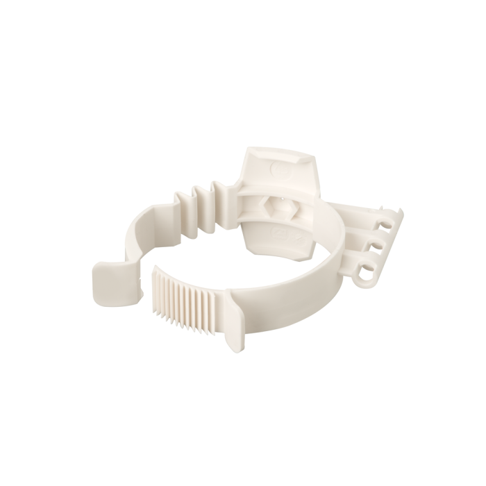 Beugel bevestiging Ubbink Rolux PP | Ø80mm | Wit | 100pce