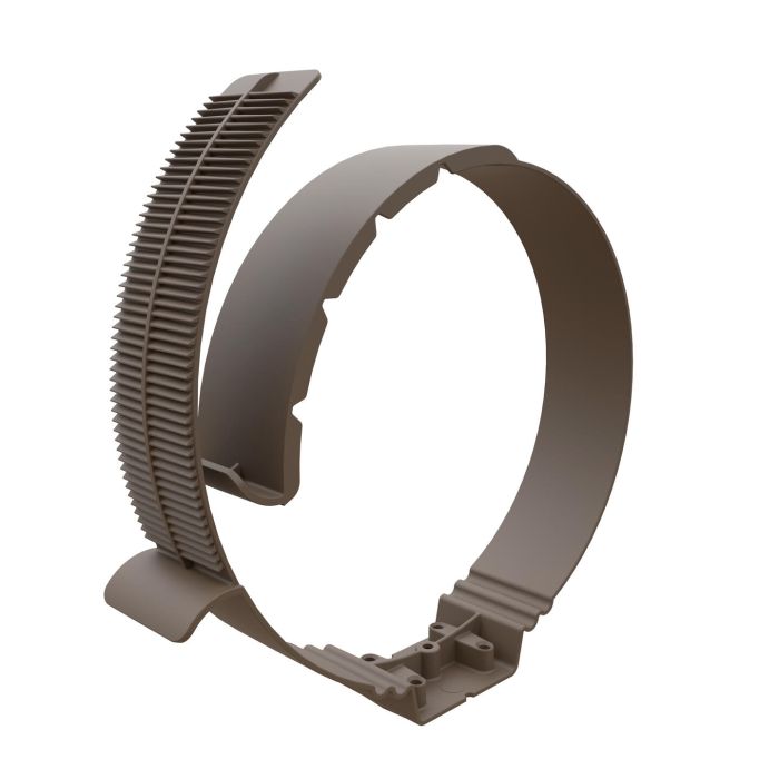 Beugel geïsoleerd Ubbink Aerfoam Ø160-180-200mm | Grijs