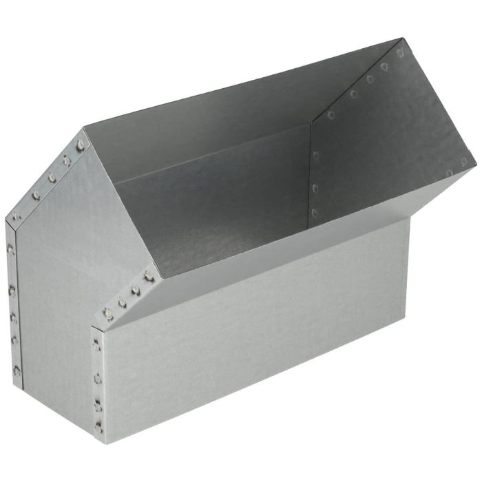 Bocht | 170x80mm | 45° | Instort | Vert