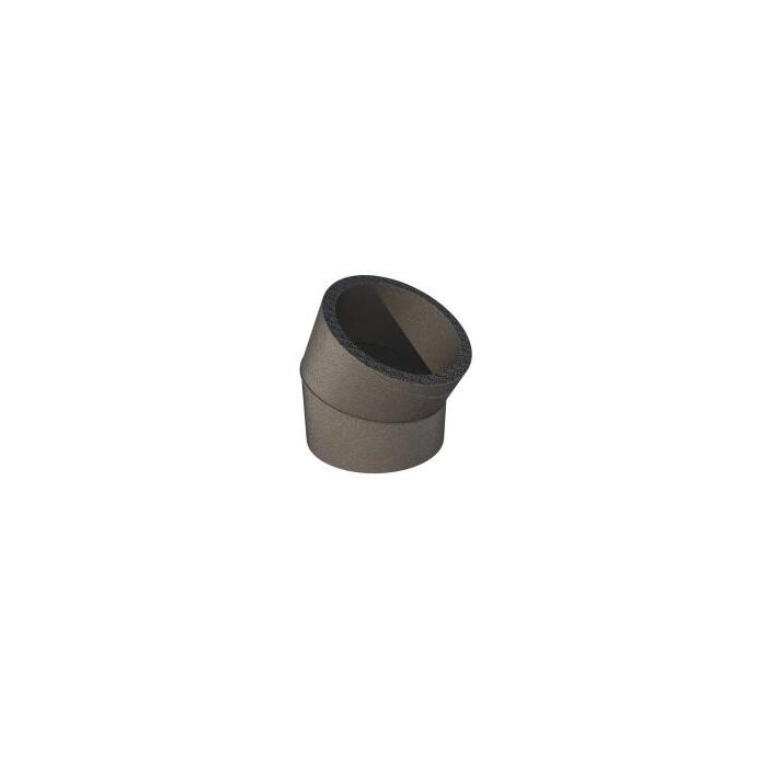 Bocht geïsoleerd Ubbink Aerfoam Ø200mm | 30°