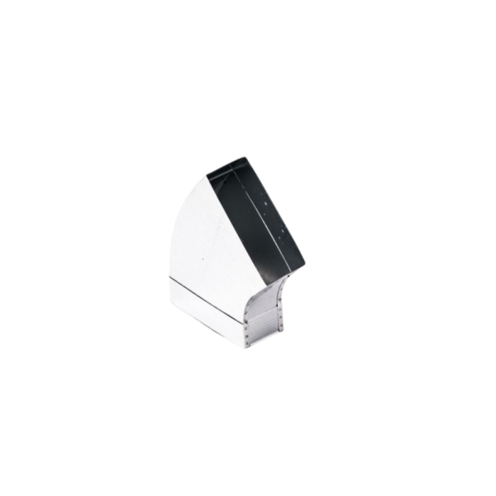 Bocht instort horizontaal 250x80mm | 45°