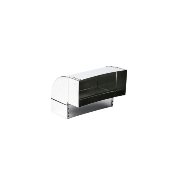 Bocht instort verticaal 170x80mm | 90°