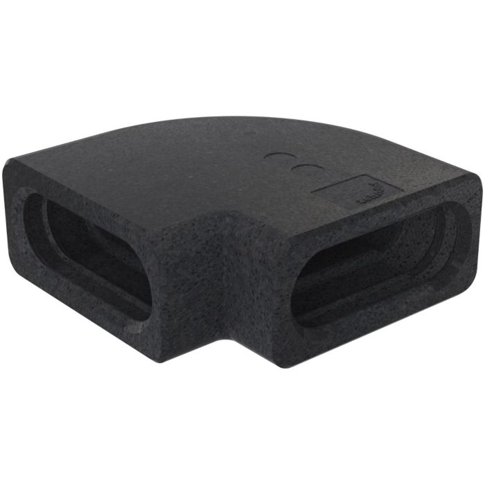Bocht Zehnder ComfoFit Therm | FL51 | 90° | Hori. | Geïsol