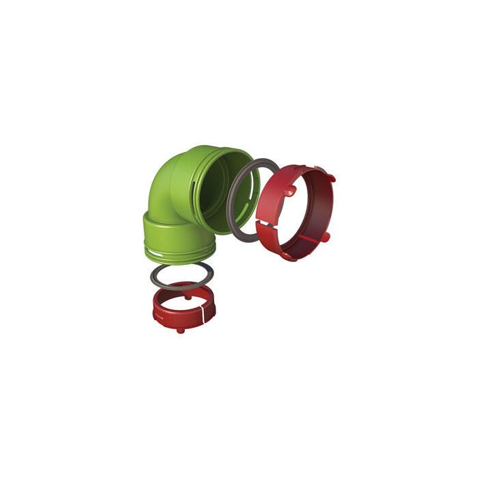 Bochtset Ubbink AE34c | 90° | 5pce