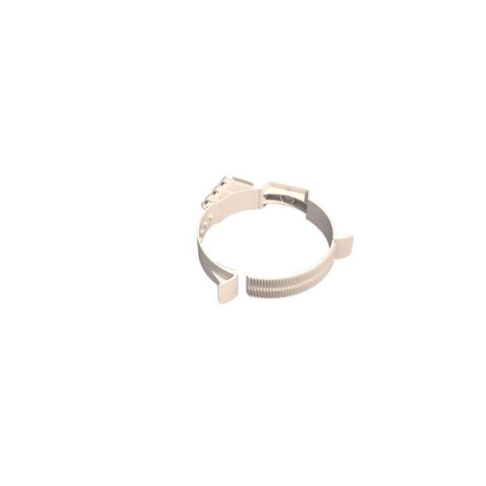 Dakbeschotbeugel Ubbink PP | Ø100-131mm | Wit