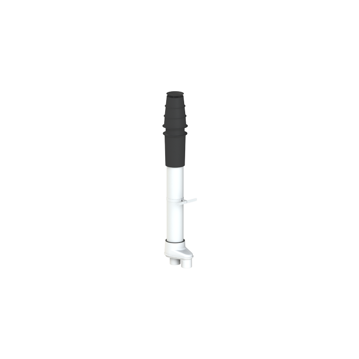 DDV ECONEXT® HR PP/KST | Ø80/80x1308mm | Zwart
