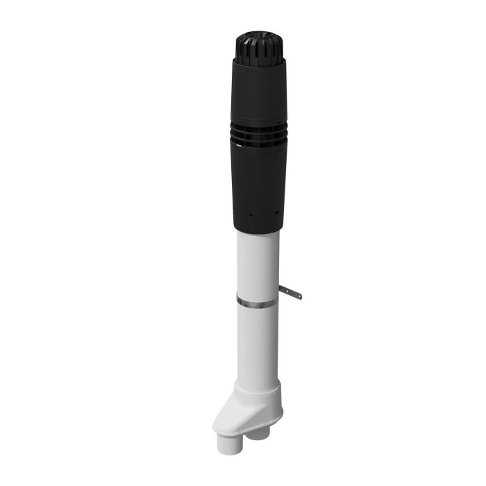 DDV Ubbink Rolux 5G HR | Ø80/125x1280mm | Para 80/80 | Zwart