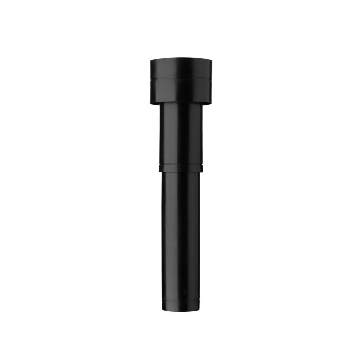 DDV Ubbink Ventub | Ø131x1020mm | Zwart