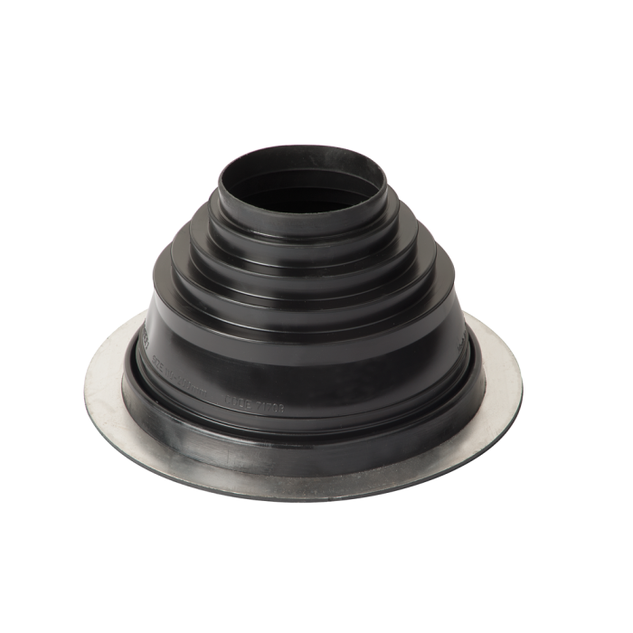 DDVManchet Ubbink Flexub | Ø110-200mm | Zwart