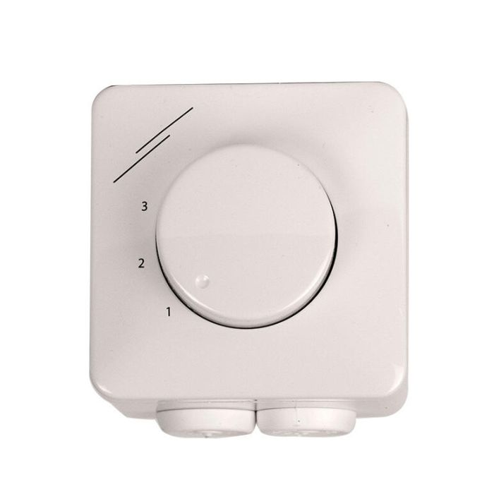 Driestandenschakelaar Orcon MTV-3 | 0-10V | Opbouw | Wit