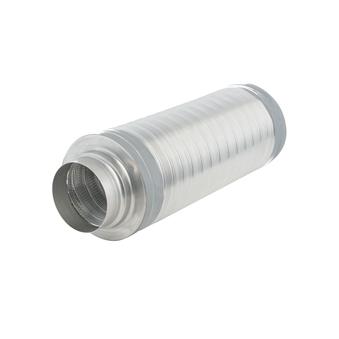 Geluiddemper spirobuis flexibel 25 | Ø200x1000mm | Alu
