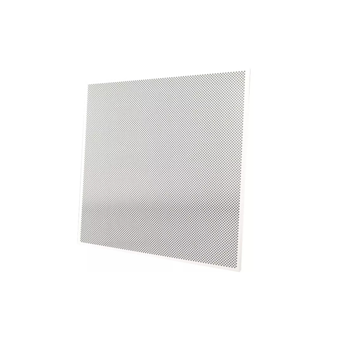 Geperforeerde plaat | 595x595mm | RAL9010