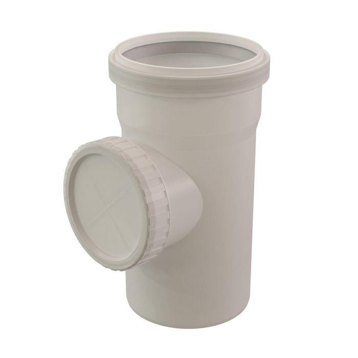 Inspectiebuis Ubbink Rolux Half CLV PP | Ø110mm | Transp.