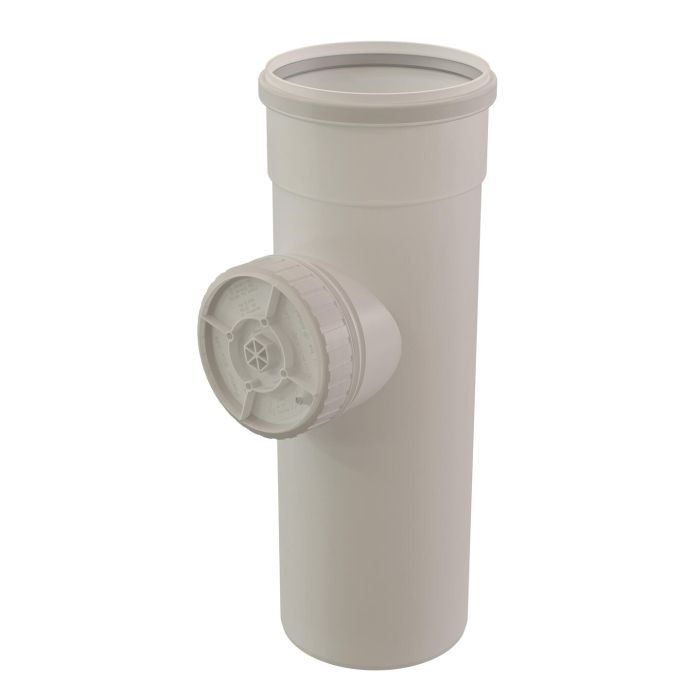 Inspectiebuis Ubbink Rolux half CLV PP | Ø200mm | Transp.