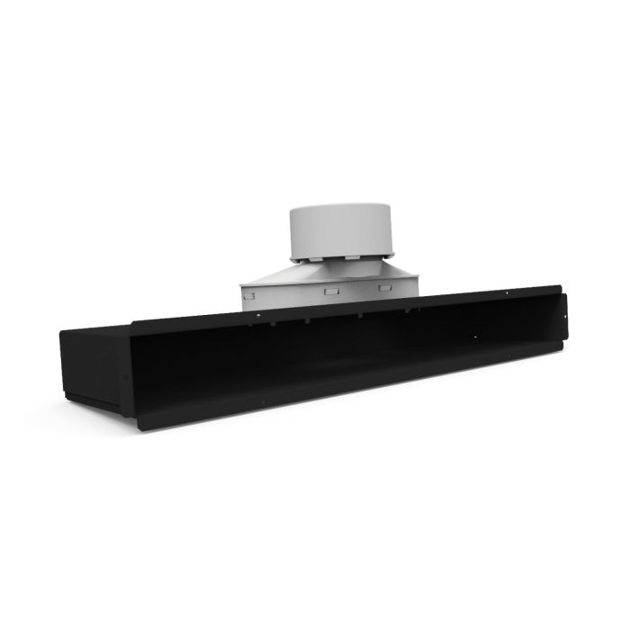 Lijncollector Vent-Axia | 1xØ90mm | Muur/Plafond | z.Rooster
