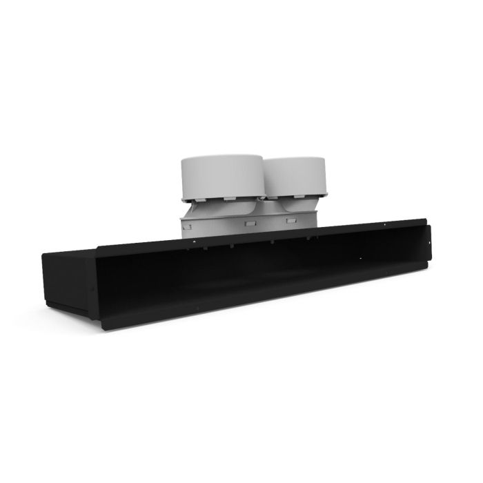 Lijncollector Vent-Axia | 2xØ90mm | Muur/Plafond | z.Rooster