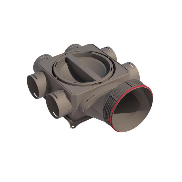 Luchtverdeelkast Ubbink Air Excellent DB206H160 | 6 Aansl