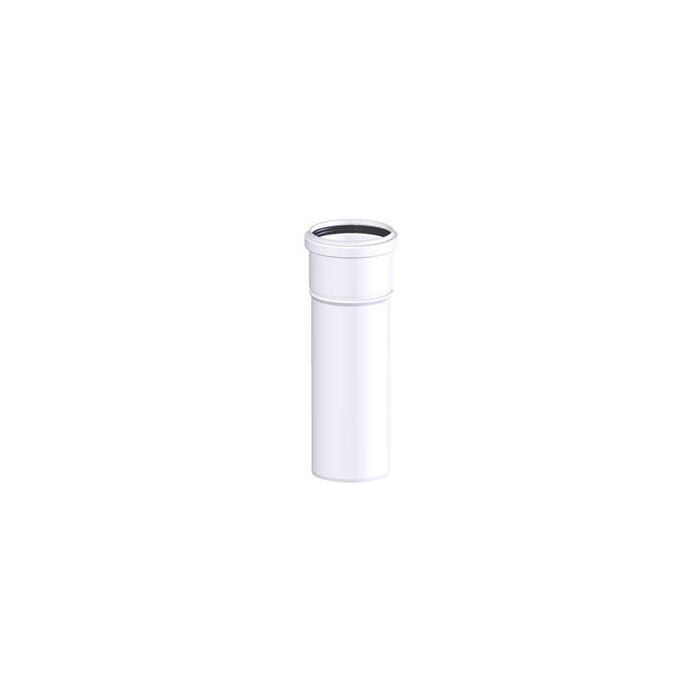 Pijp CoxDENS® PPs | Ø80x1950mm | Enkelwandig | Wit