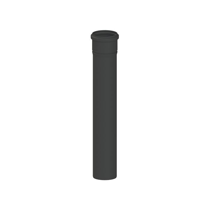 Pijp CoxVLT PP | Ø80x1000mm | TV | Zwart