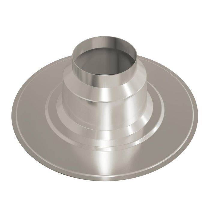 Plakplaat Ubbink ALU | Ø125mm | 0°