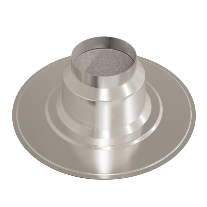 Plakplaat Ubbink ALU | Ø131mm | 0° | Geïsoleerd