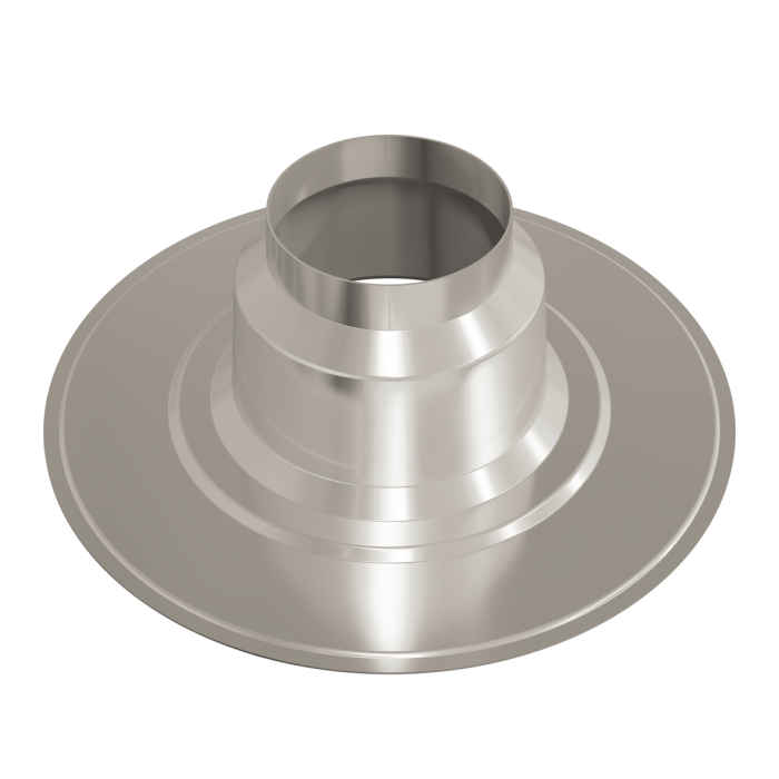 Plakplaat Ubbink ALU | Ø131mm