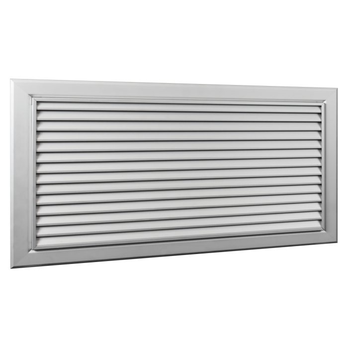Rooster wand/deur zichtdicht SystemAir MR5 300x100mm | Alu