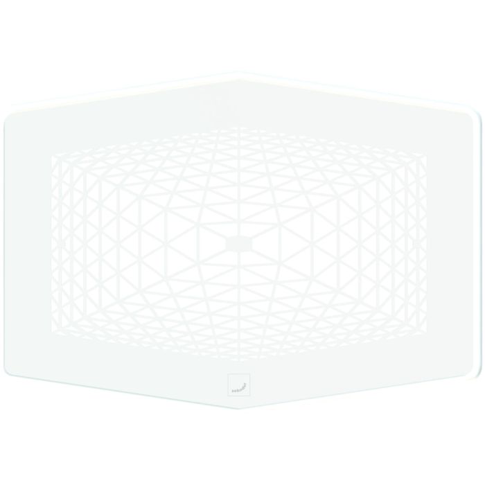 Rooster Zehnder ComfoGrid Rubino MTL | CLD 1xCT90 | Wit