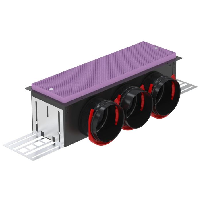 Roosterbox Zehnder CLD | 3xCT90 | 115mm | 90° | RLC