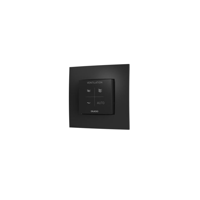 Ruimtesensor DUCO | CO₂ | RF+D | 230V | BD | Zwart