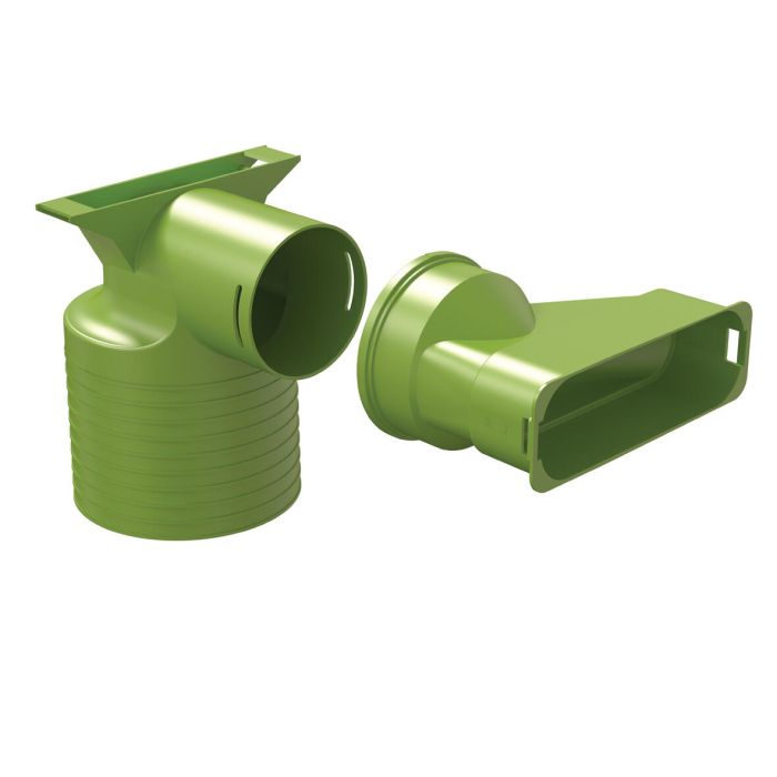 Ventieladapter Ubbink | 1xAE45sc | Ø125mm | 90°