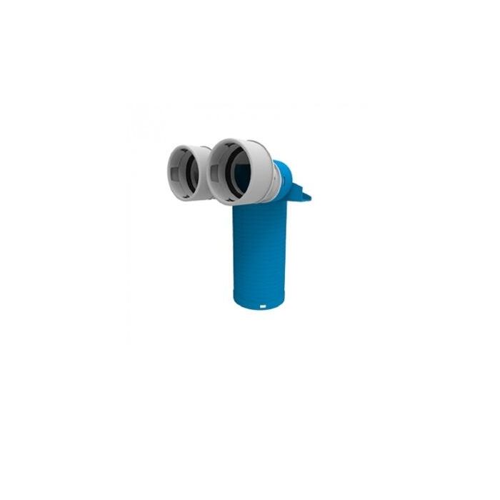 Ventielcollector Vent-Axia | 2xØ90-Ø125mm | 90° | Bulk