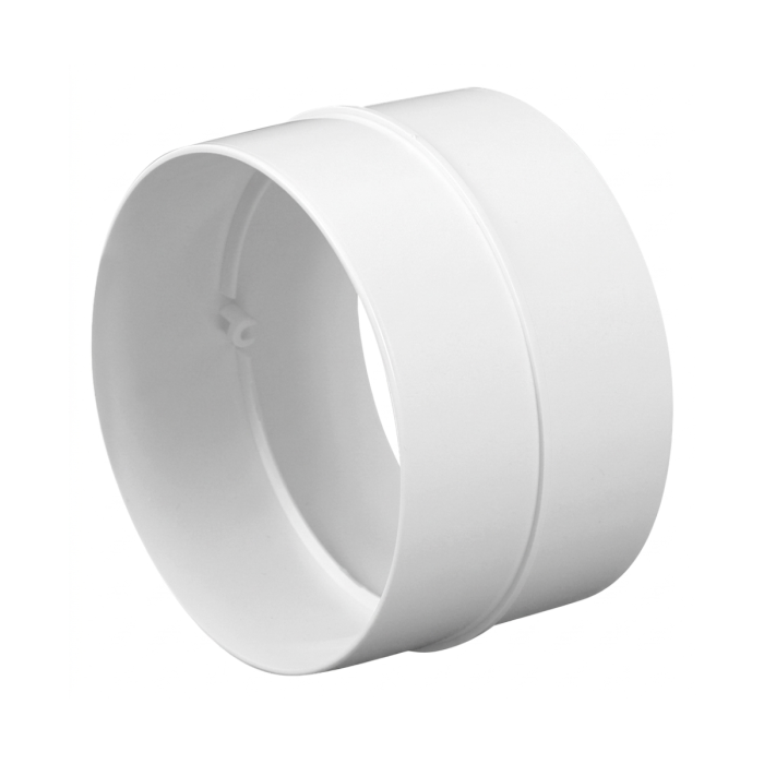 Verbindingsstuk KST | Ø125mm | Wit