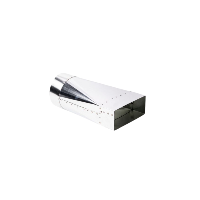 Verloop | 250x80-Ø180mm | Instort