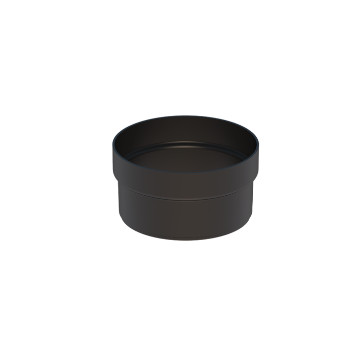 Verloop Ubbink | Ø160-150mm | Zwart
