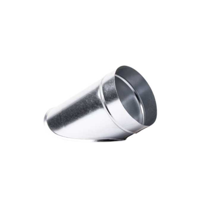 Vlakzadel spirobuis Ø224mm | 45°