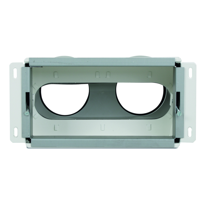 Wandcollector Vent-Axia | 2xØ90mm | Achter