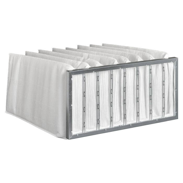 Zakkenfilter Nanowave | 592x287x360mm | ePM1 70% | 8P