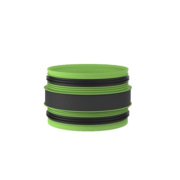 Aansluitstuk DUCO | M180-M180 | Geïsol | Rubber