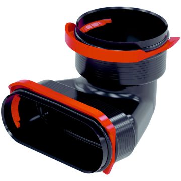 Adapter Zehnder ComfoFit | 90° | FL51-CT90 | RLC
