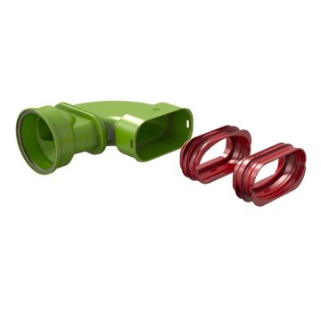 Adapterset Ubbink AE35sc DBOX | 90° | 3pce