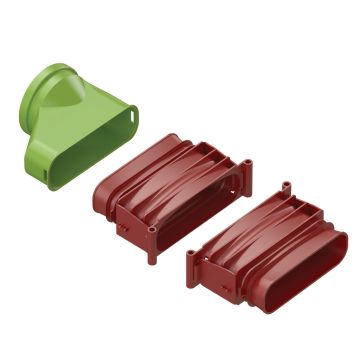 Adapterset Ubbink AE45sc | LVK 200/800 | 3pce